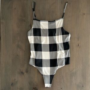 Obey square neck tank bodysuit